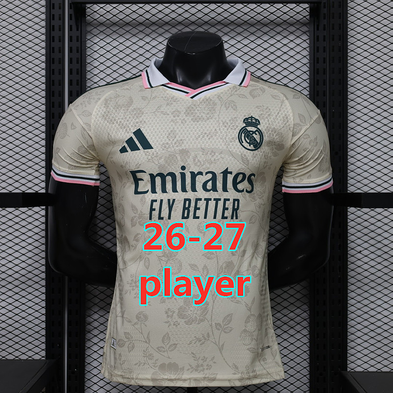 26-27 Real Madrid Special Player Version Jersey S-2XL