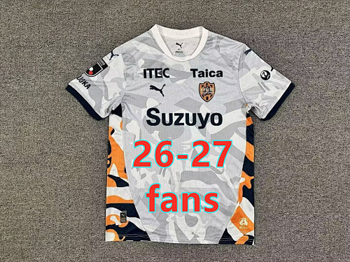 26-27 Shimizu S-Pulse Away Fans Version Jersey S-4XL