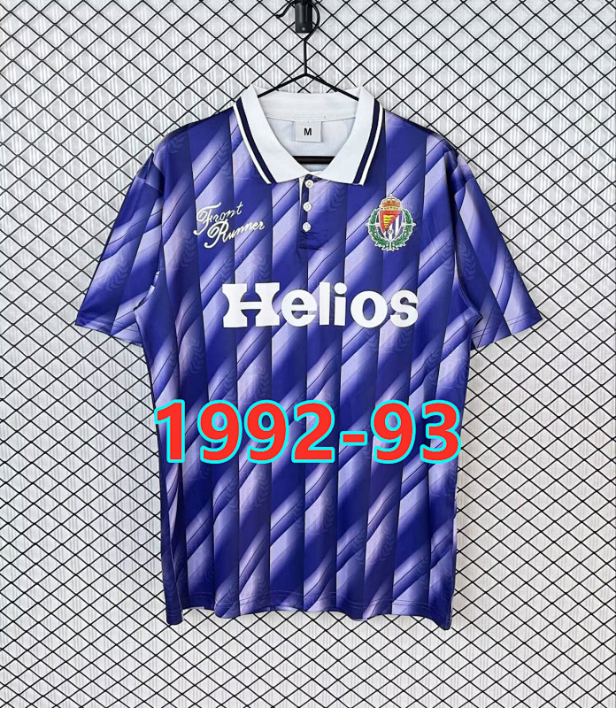 Real Valladolid Home Retro Fans Version Jersey S-2XL