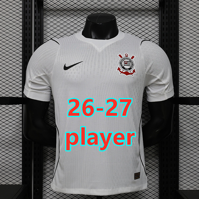 26-27 Corinthians Home Player Version Jersey S-2XL