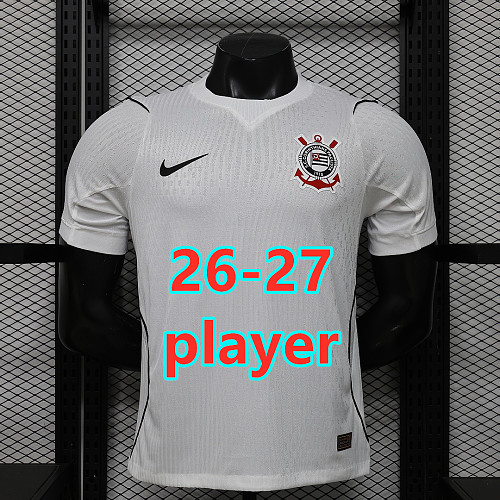 26-27 Corinthians Home Player Version Jersey S-2XL