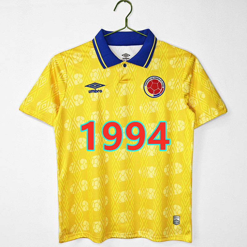 Colombia Home Retro Jersey S-2XL