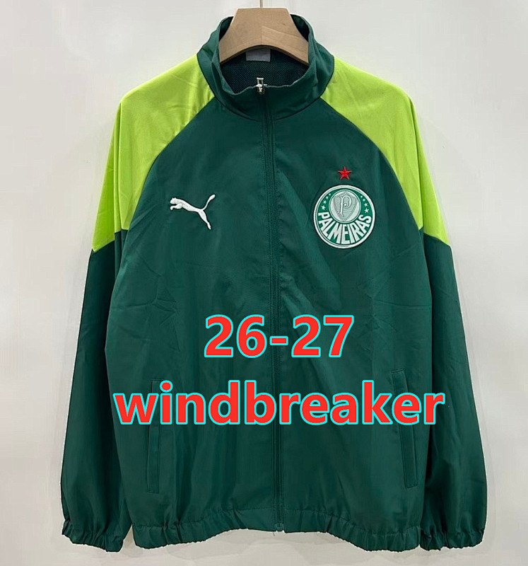 26-27 Palmeiras Embroidery Windbreaker S-2XL