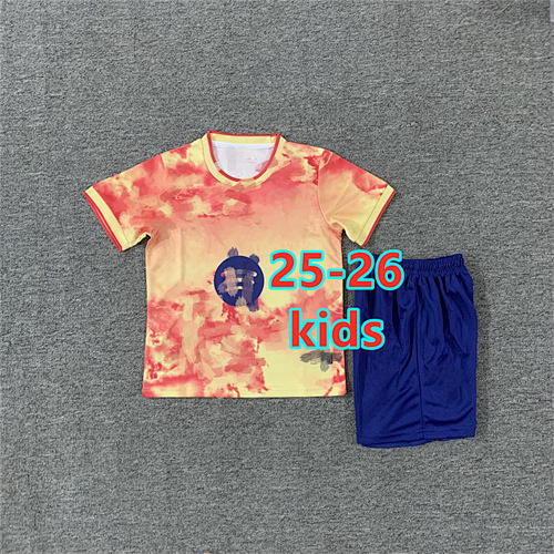 25-26 Barcelona Special Kids Jersey+shorts Kit 16 -28
