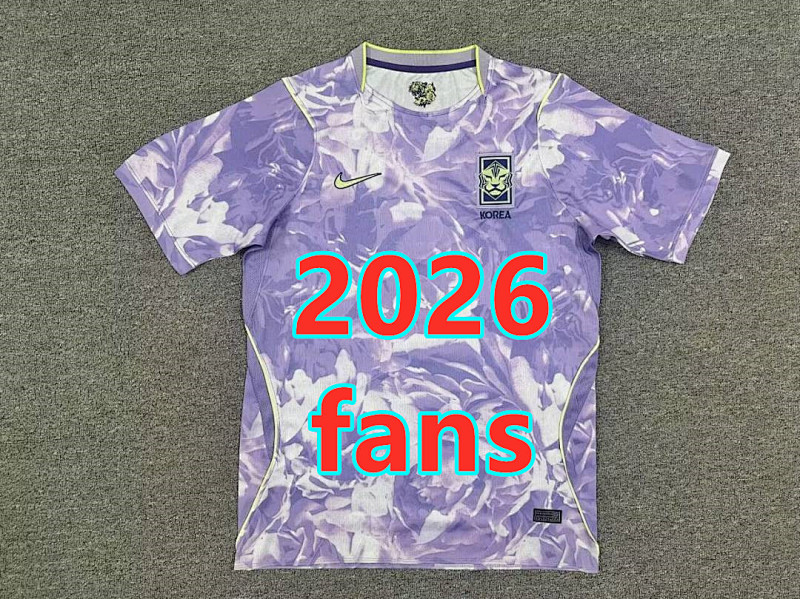 Korea Away Fans Version Jersey S-4XL