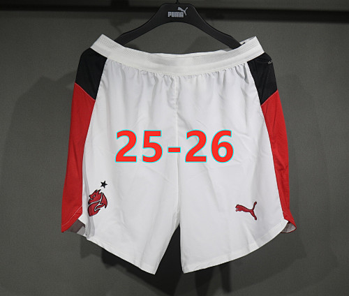 25-26 AC Milan Player Version Shorts S-2XL AC
