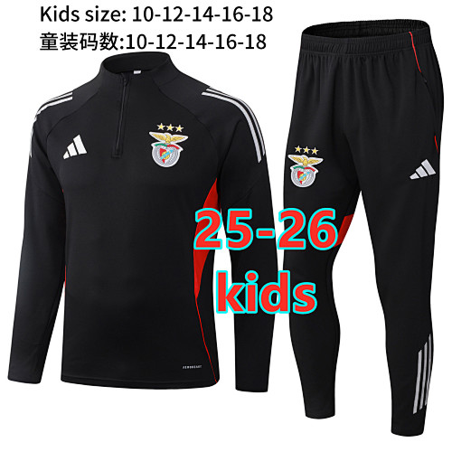 25-26 Benfica Kids Long Sleeve Tracksuit 10 -18