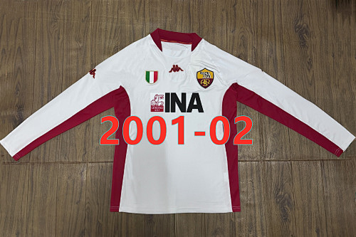 Roma Away Retro Long Jersey S-2XL