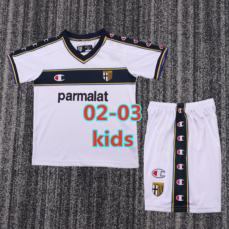 02-03 Parma Home Retro Kids Jersey+shorts Kit 16 -28