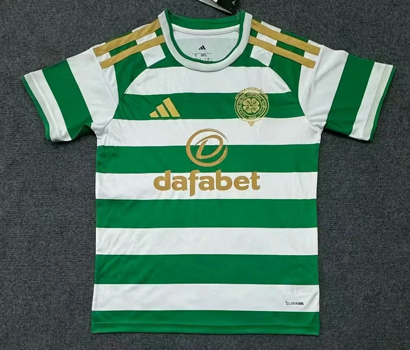 26-27 Celtic Home Anniversary Fans Version Jersey S-4XL