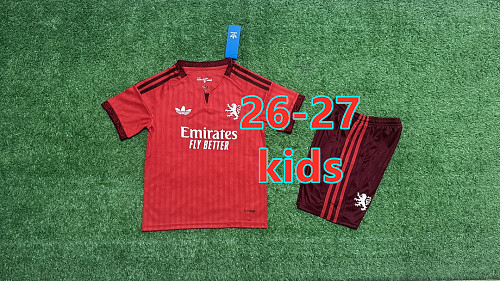 26-27 Lyonnais Away Kids Jersey+shorts Kit 16 -28