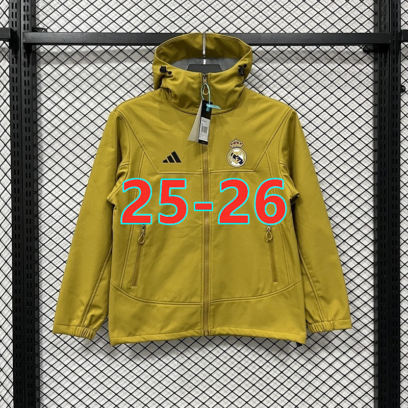 25-26 Real Madrid Outdoor Jackets S-3XL