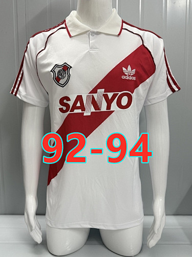 92-94 River Plate Home Retro Jersey S-2XL