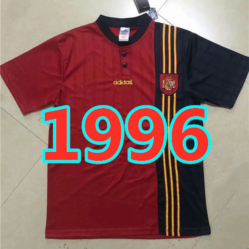 Spain Retro Home Jersey S-Xxl