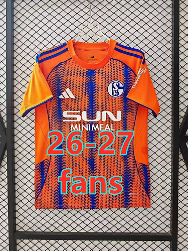 26-27 Schalke Third Fans Version Jersey S-4XL