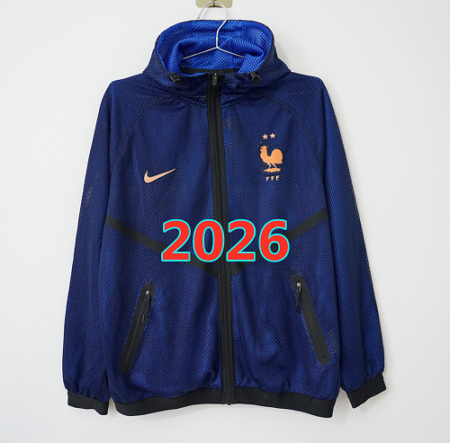 France Double Mesh Hoodie Entrance Uniform S-3XL