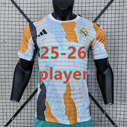 25-26 Real Madrid Training Player Jersey S-2XL
