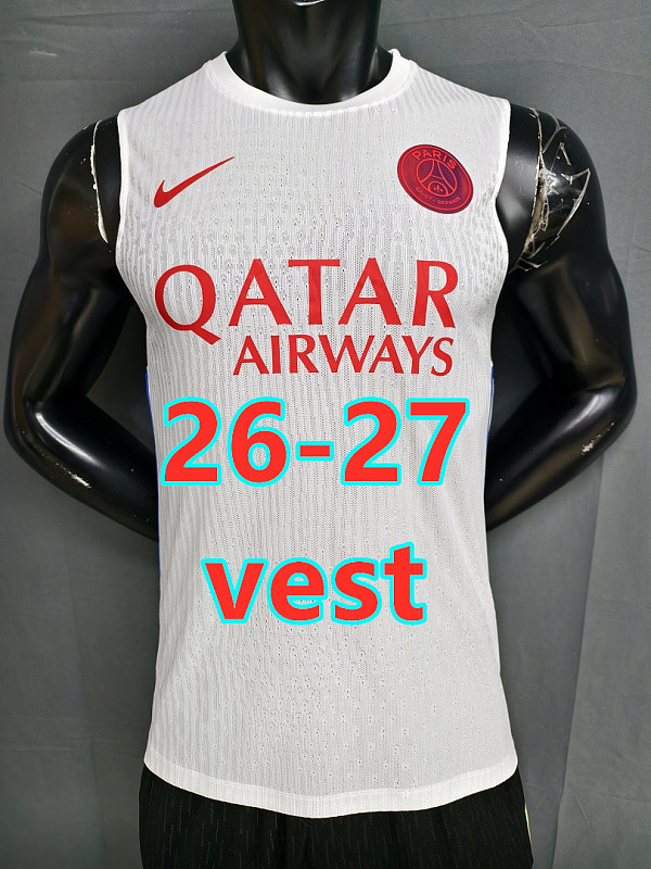 Balenciaga 26-27 Paris Psg Training Player Version Vest Jersey S-3XL