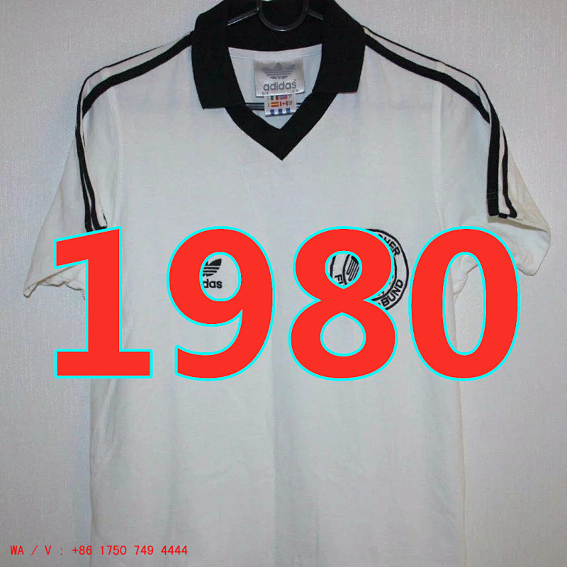 Germany Retro TopThai Quality Home Jersey S-2XL