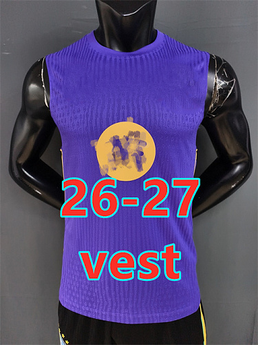 26-27 Barcelona Training Player Version Vest Jersey S-3XL