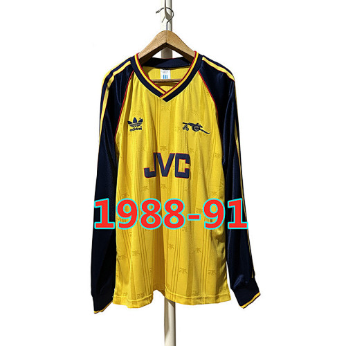 Arsenal Retro Long Sleeve Away Jersey S-2XL