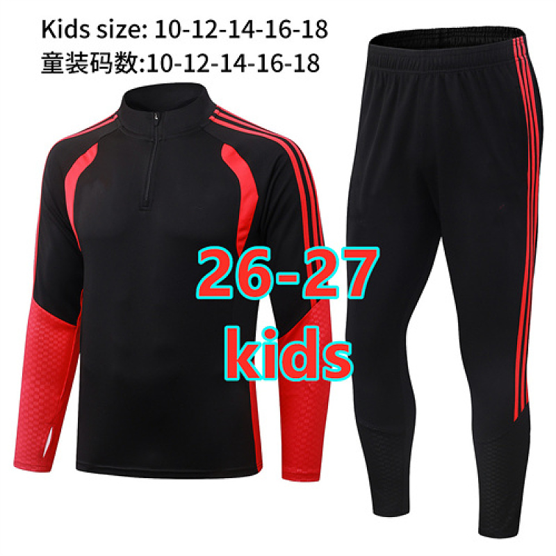 26-27 Manchester United Kids Long Sleeve Tracksuit 10 -18