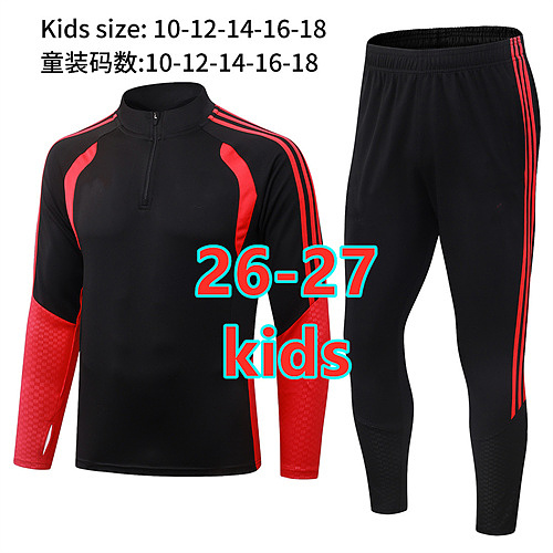 26-27 Manchester United Kids Long Sleeve Tracksuit 10 -18