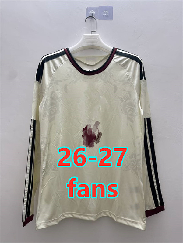 26-27 Manchester United Third Fans Long Jersey S-4XL
