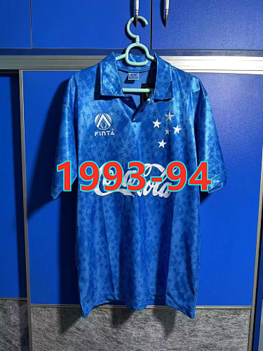 Cruzeiro Home Retro Fans Version Jersey S-2XL