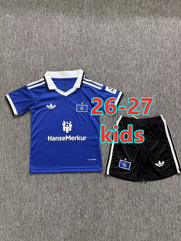 26-27 Hamburger SV Away Kids Jersey+shorts Kit 16 -28