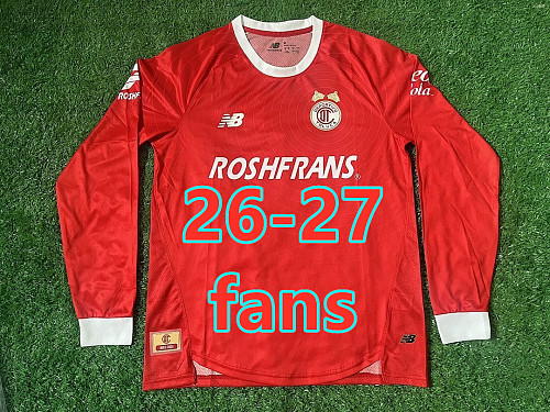 26-27 Toluca Home Fans Long Sleeve Jersey S-4XL