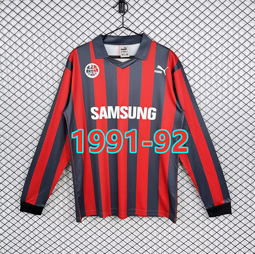 Frankfurt Home Retro Fans Long Sleeve Jersey S-2XL
