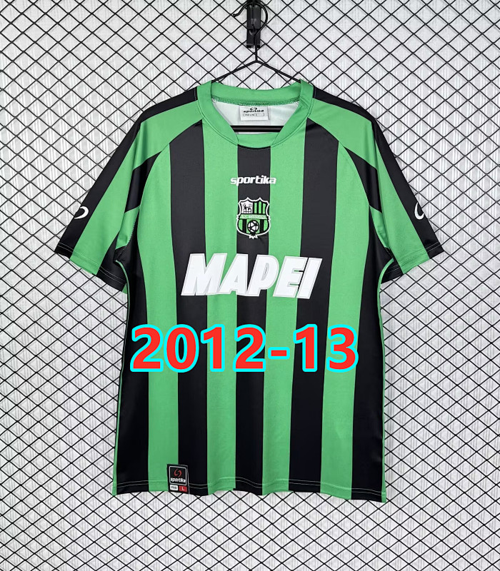 Sassuolo Home Retro Fans Version Jersey S-2XL