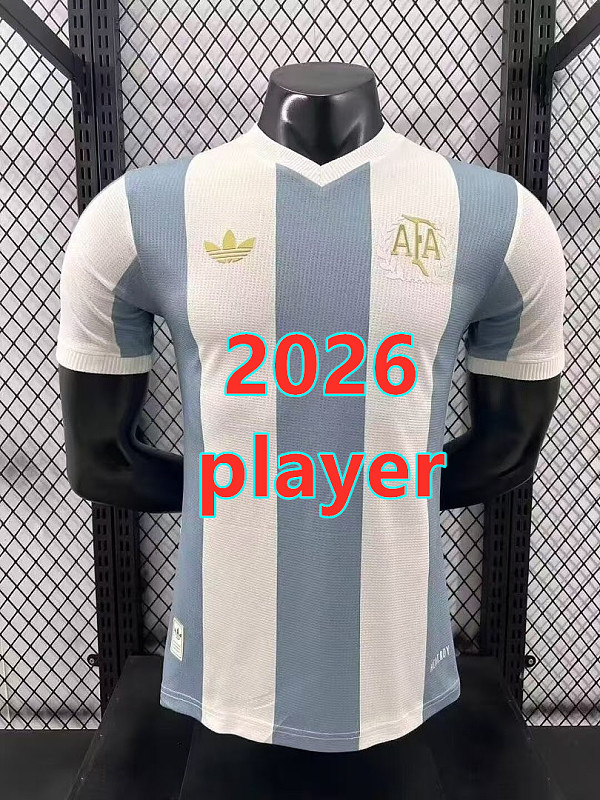 Argentina 50th Anniversary Player Version Jersey S-4XL 50