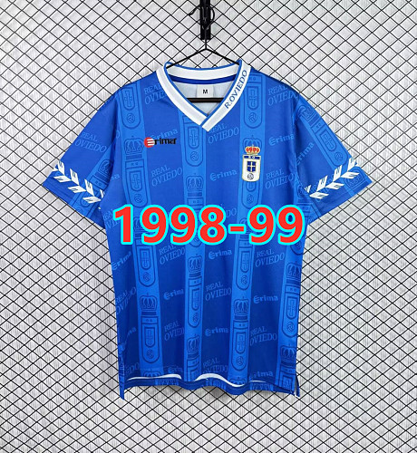 Real Oviedo Home Retro Fans Version Jersey S-2XL