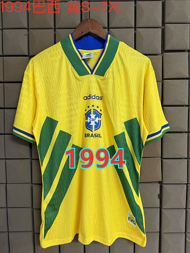 Brazil Home Retro Jersey S-2XL