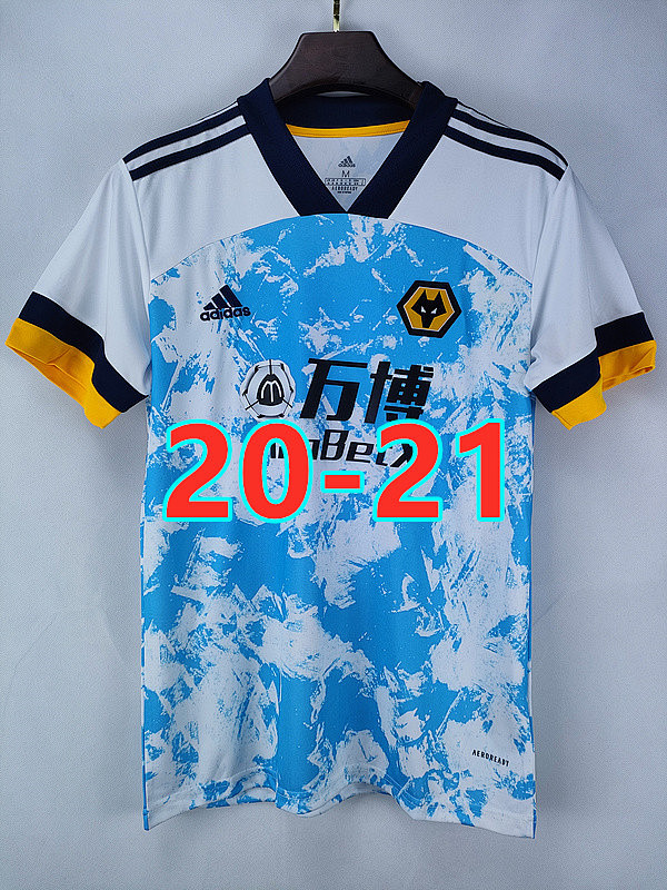 20-21 Wolves Away Retro Jersey S-2XL
