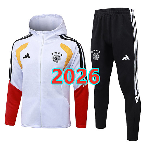 Germany Long Zipper Hoodie Jacket S-2XL
