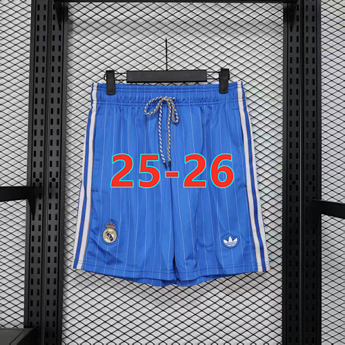 25-26 Real Madrid Player Version Shorts S-2XL