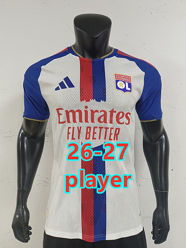 26-27 Lyonnais Home Player Version Jersey S-2XL