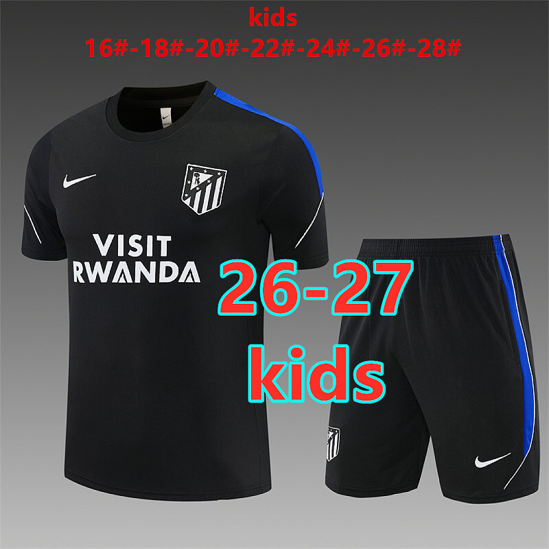 26-27 Atletico Madrid Kids Short Sleeve Tracksuit 16 -28