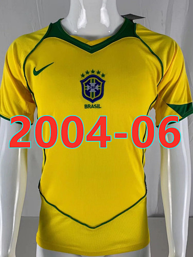 Brazil Retro Home Jersey S-2XL