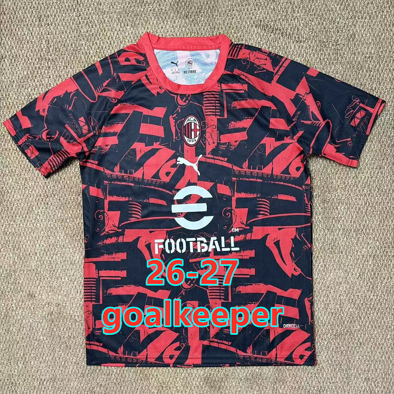 26-27 AC Milan Goalkeeper Fans Version Jersey S-4XL AC