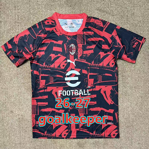 26-27 AC Milan Goalkeeper Fans Version Jersey S-4XL AC