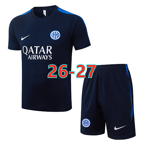 26-27 Inter Milan Short Sleeve Tracksuit S-2XL