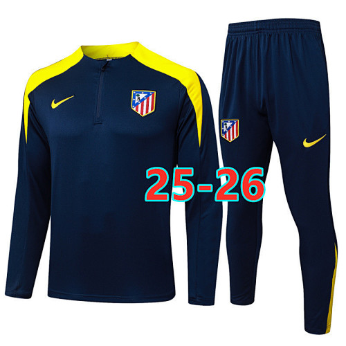 25-26 Atletico Madrid Long Sleeve Tracksuit S-2XL B2580