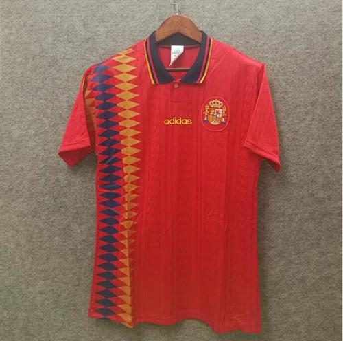 Spain Retro S-Xxl Home Jersey