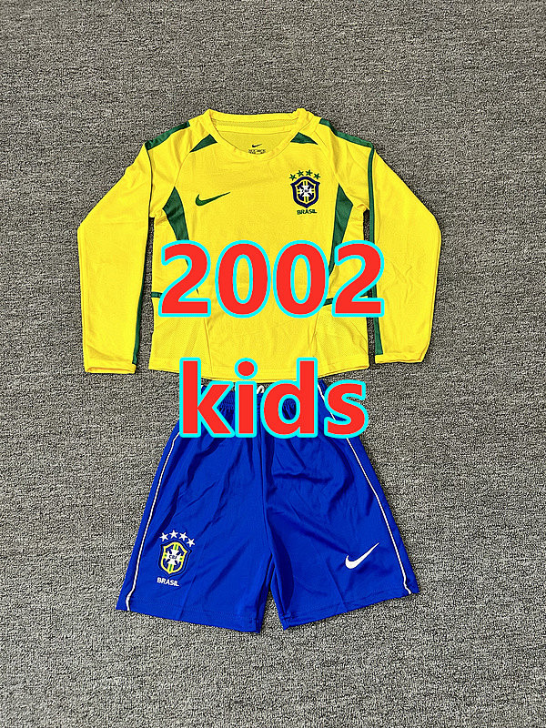 Brazil Home Retro Kids Long+shorts 16 -28