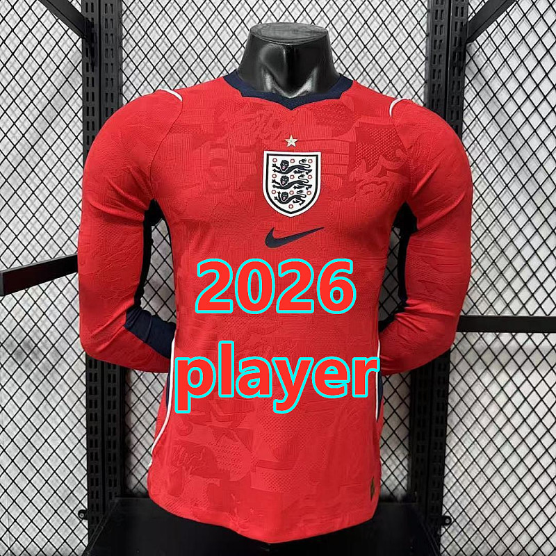 England Away Player Long 8 Teams Jersey S-3XL 8