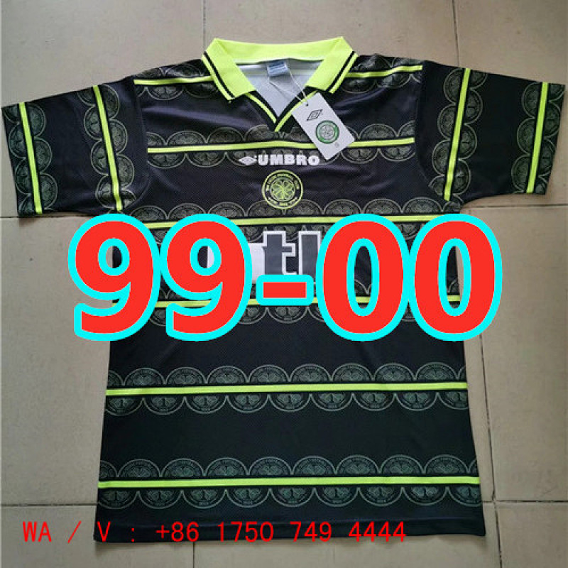 Celtic Retro 99-00 Away Jersey S-2XL